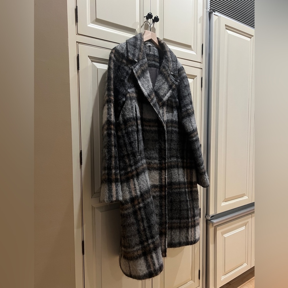 COS Plaid Wool Women's Coat